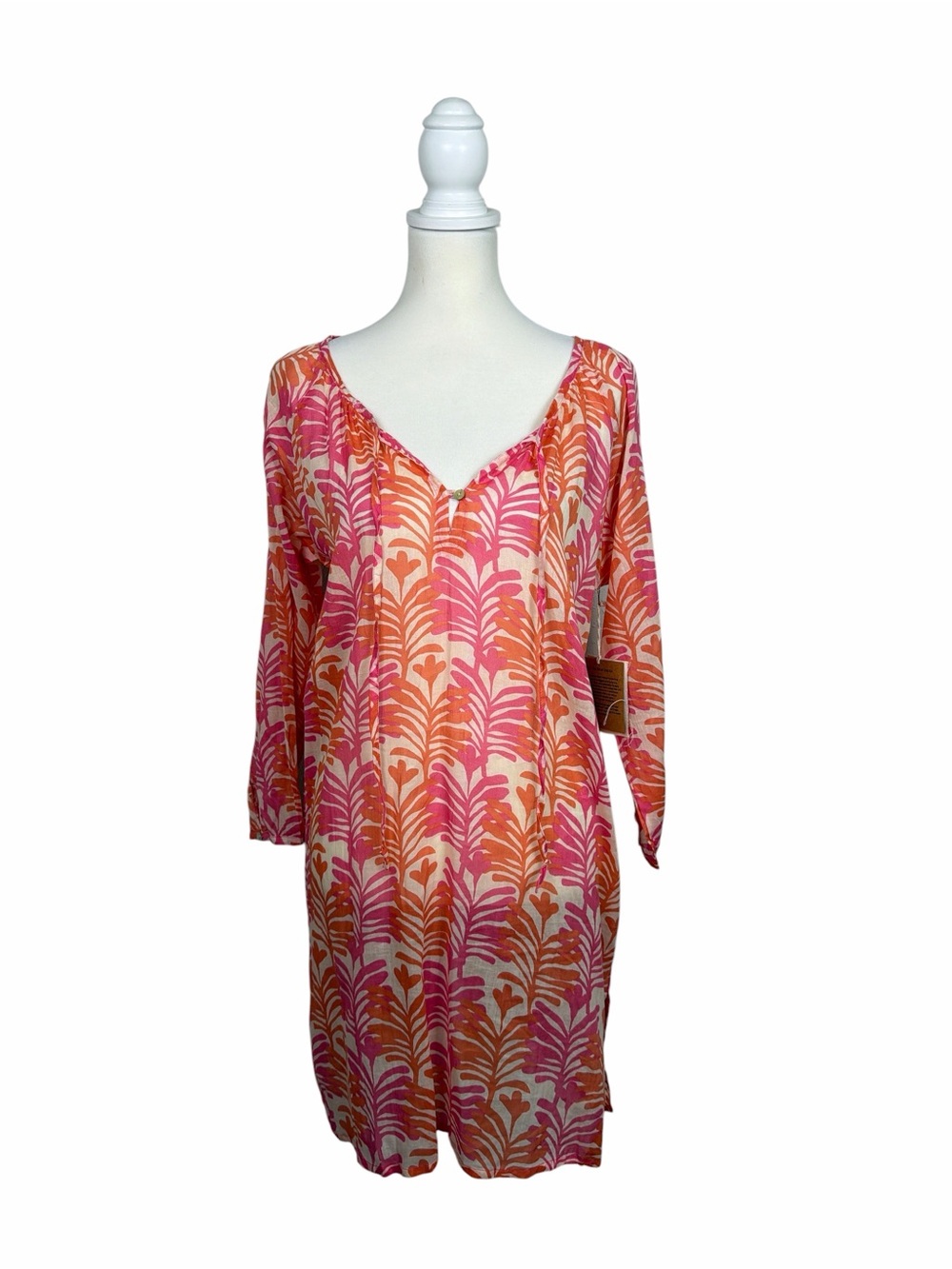NWT Blu Threads by Rockflowerpaper Georgia Dress Cover Up Medium Boho Tropical